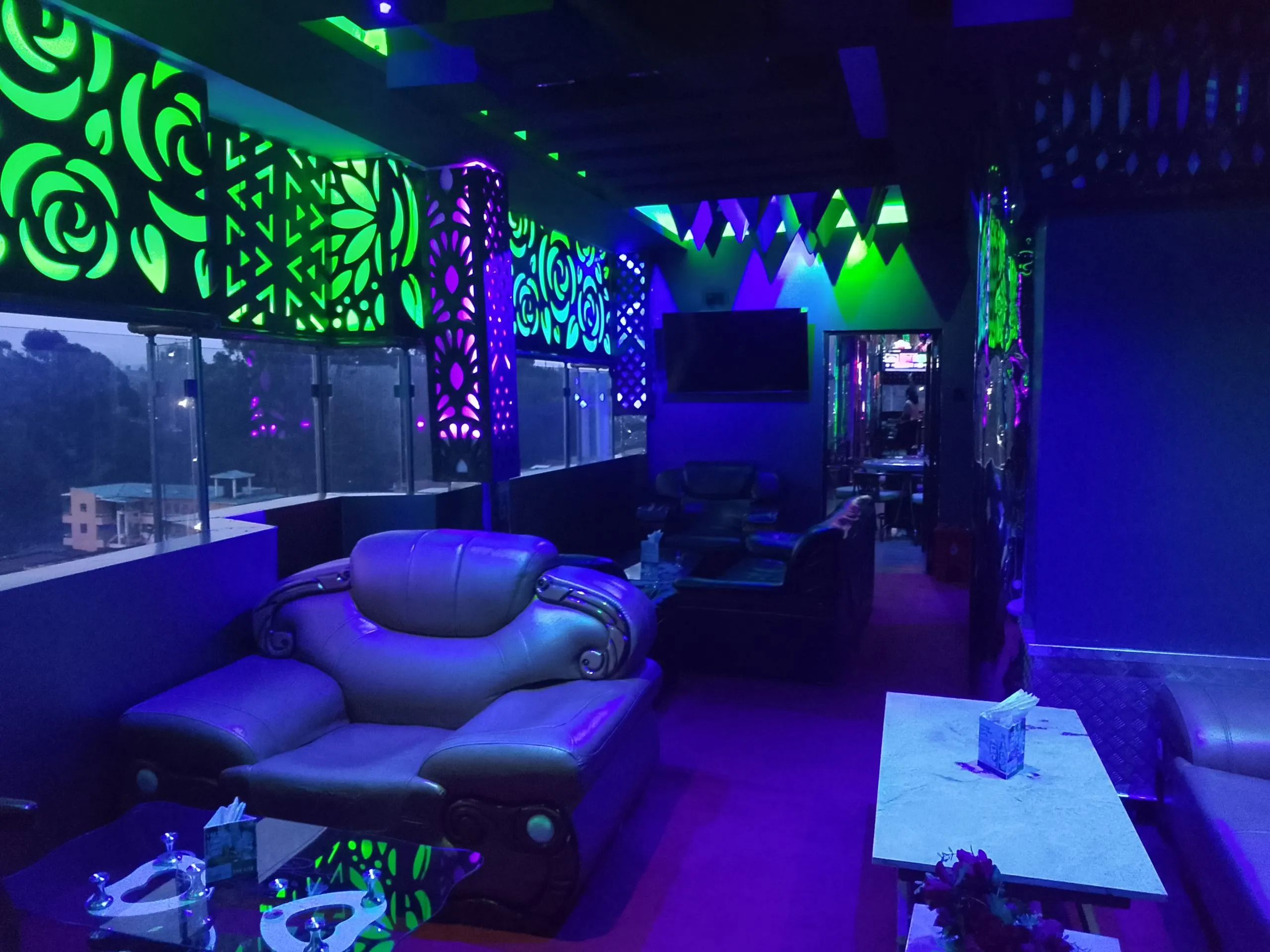 VIP seating in the Club and Lounge at Generis Hotel, Molo